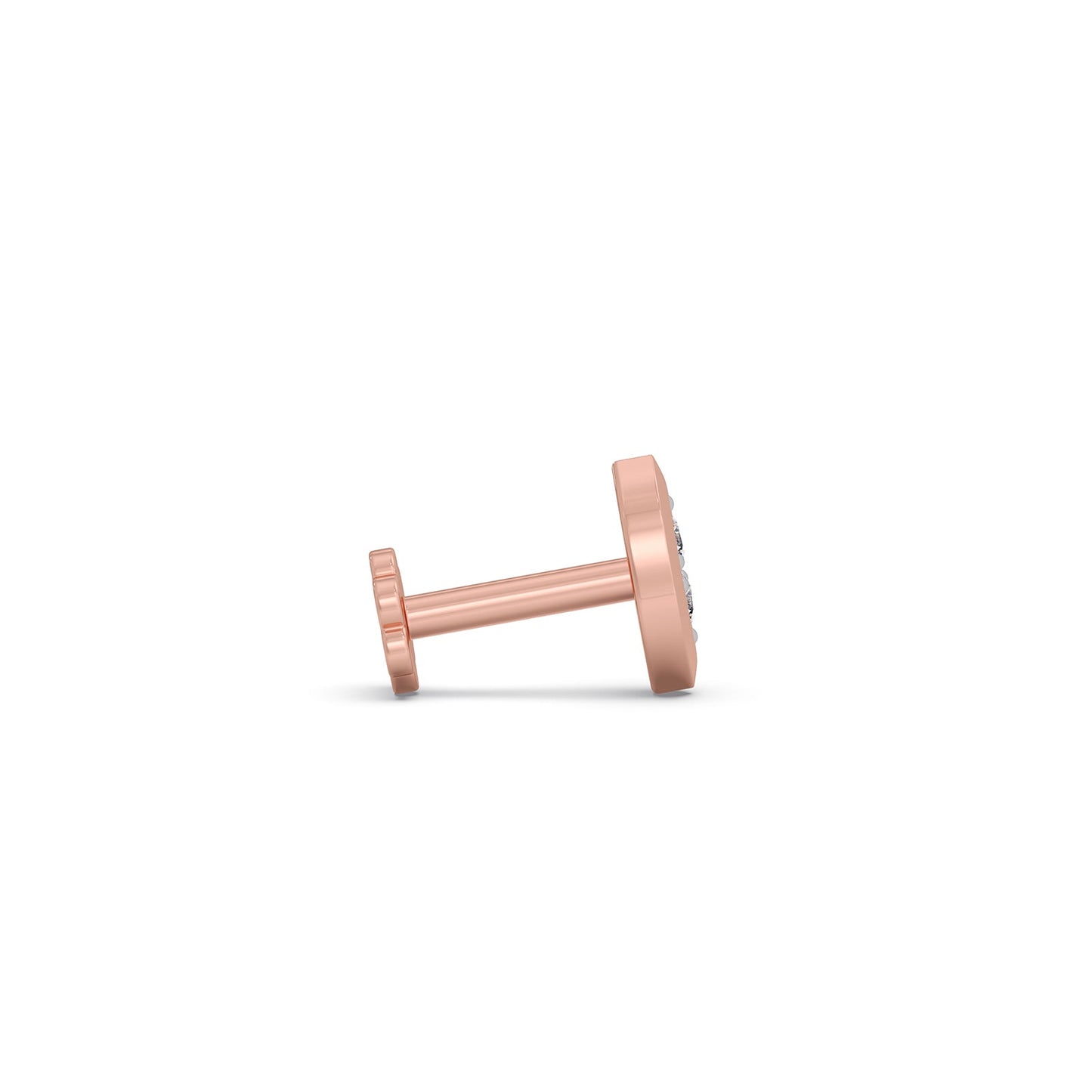 Lanceolate Diamond Stud Earrings