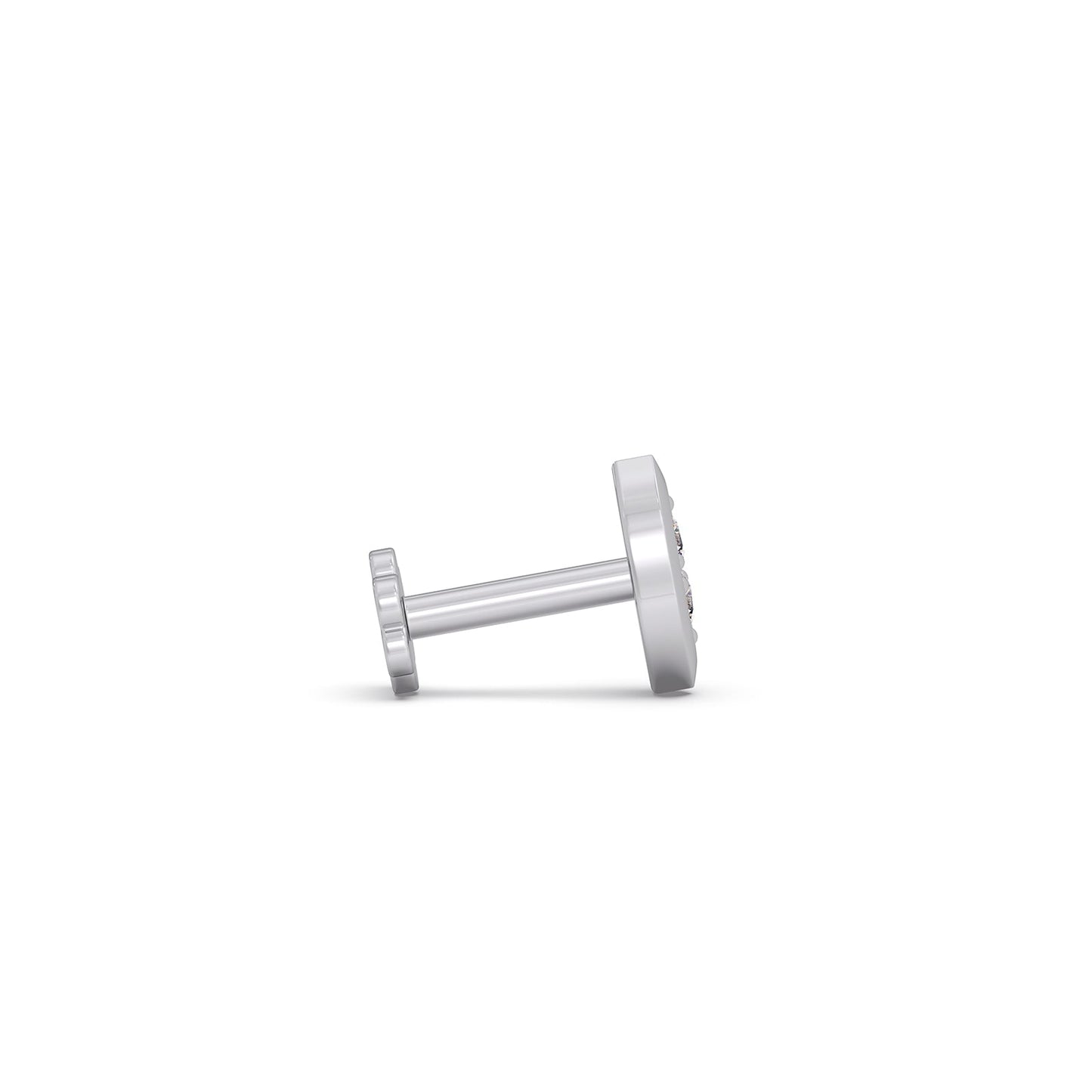 Lanceolate Diamond Stud Earrings