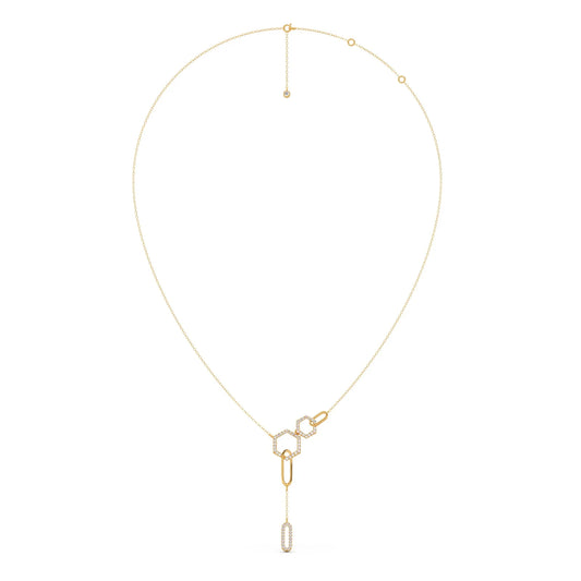 Petite Round Diamond Chain Necklace
