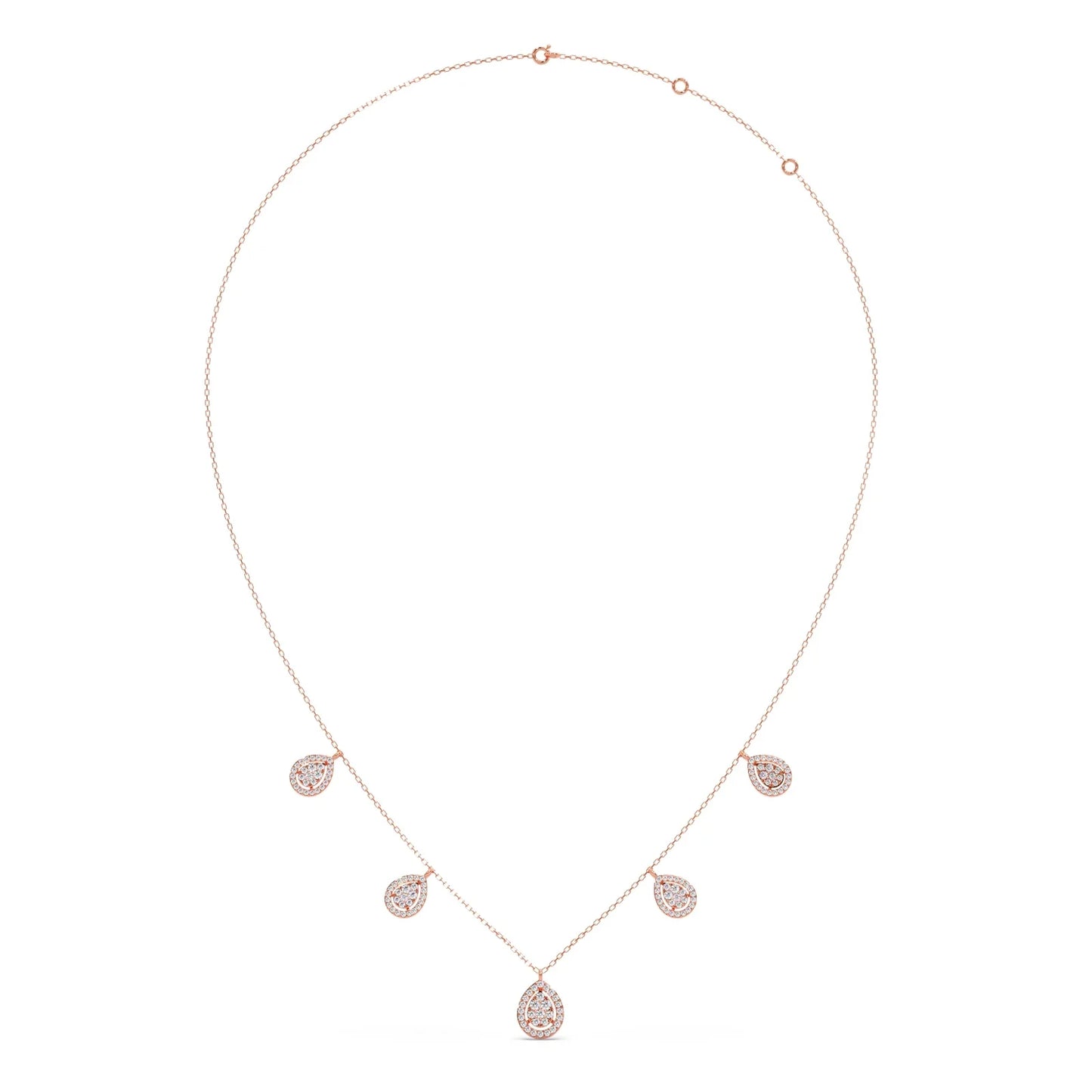 Pear Charm Necklace