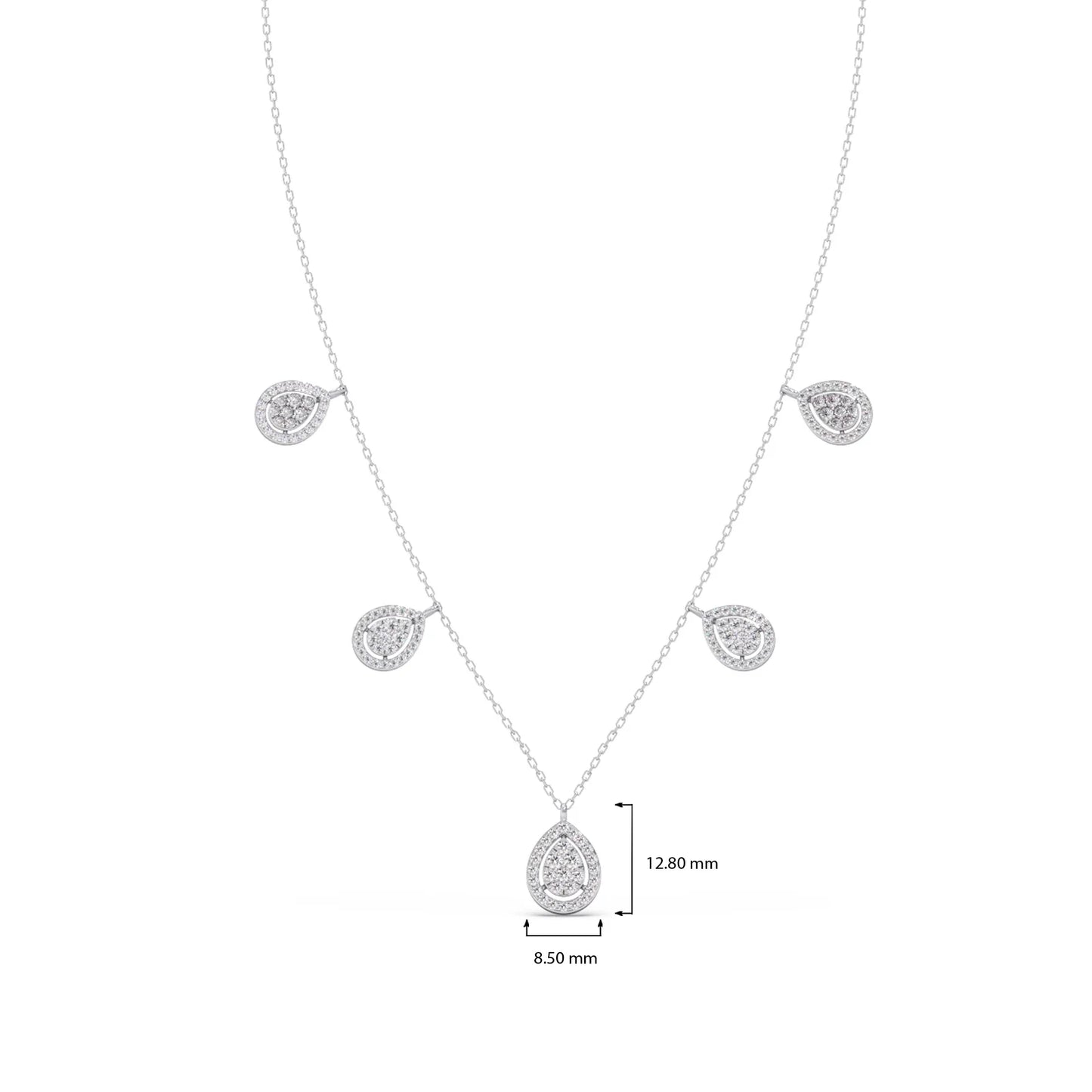 Pear Charm Necklace