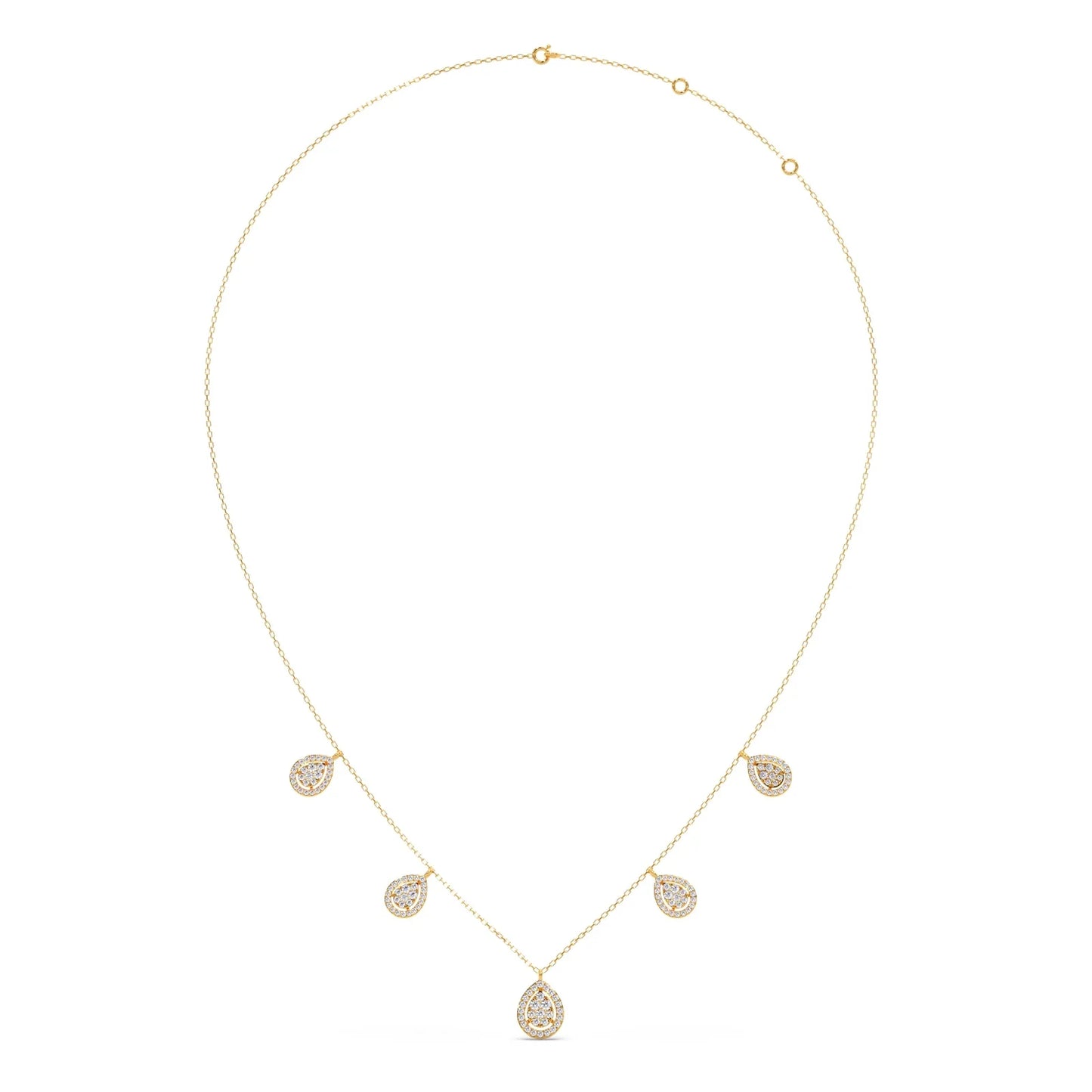 Pear Charm Necklace
