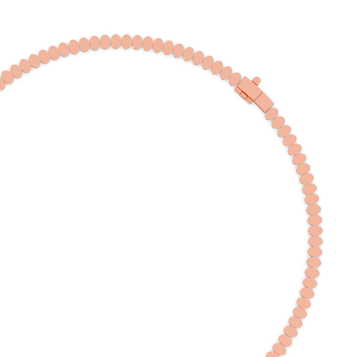 10.62 ct Timeless Oval Diamond Tennis Necklace