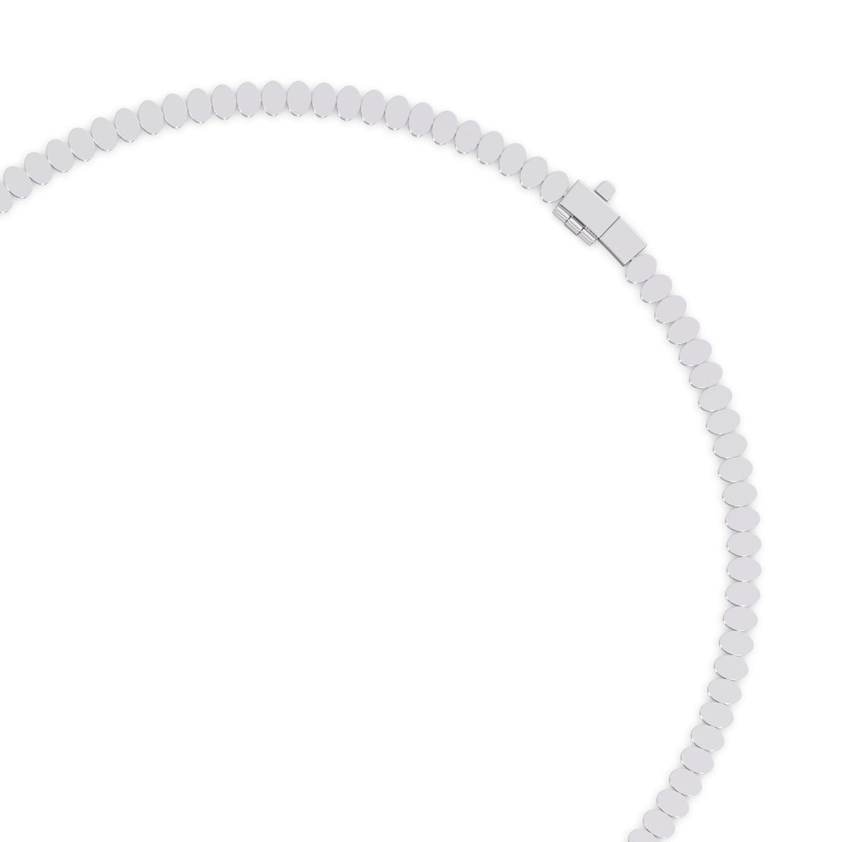 10.62 ct Timeless Oval Diamond Tennis Necklace