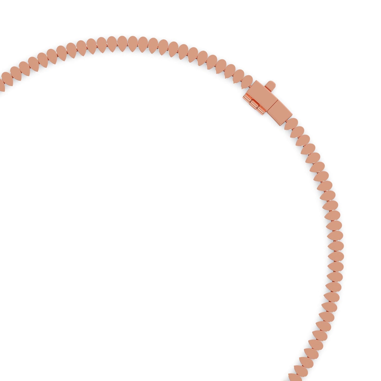 10.8 ct Ethereal Pear Diamond Tennis Necklace