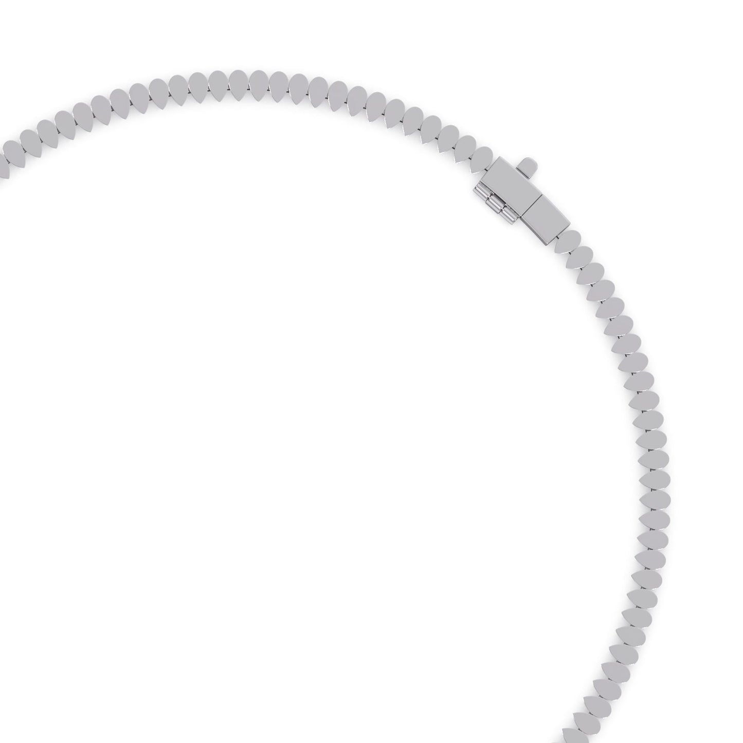 10.8 ct Ethereal Pear Diamond Tennis Necklace