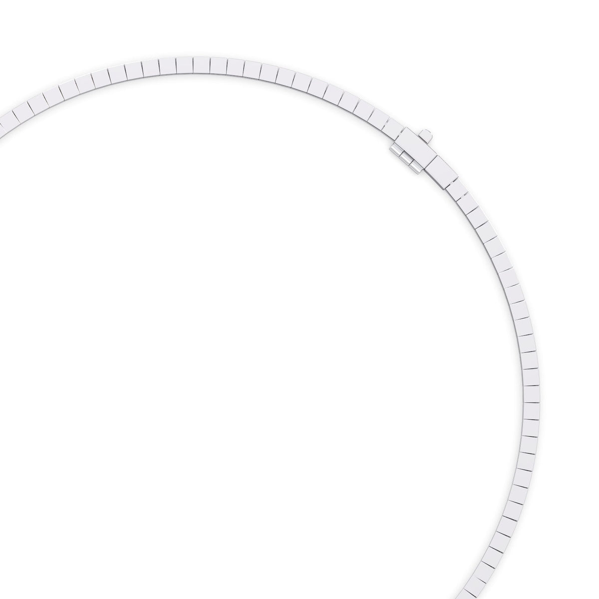5.33 ct Streamlined Round Diamond Tennis Necklace