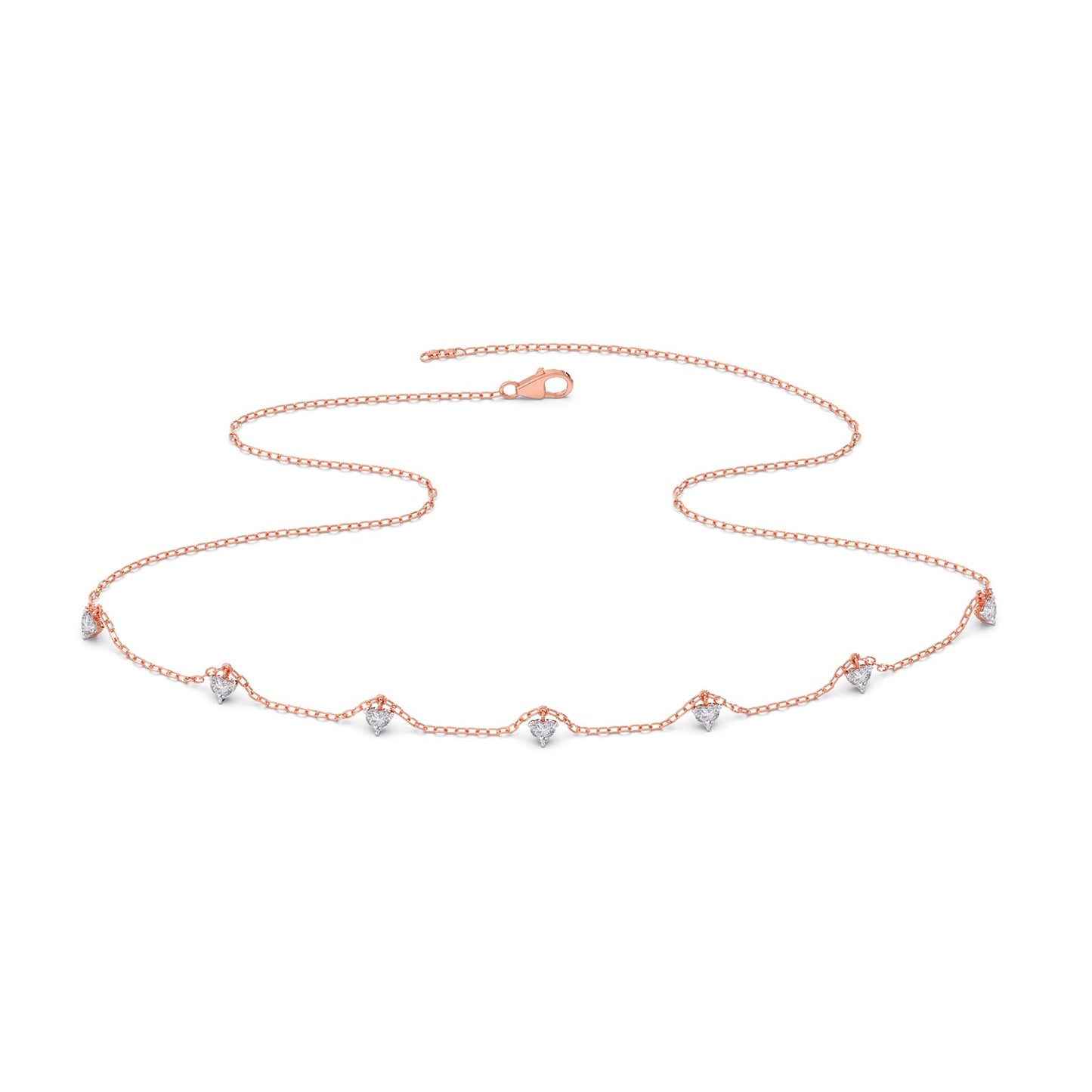 Stardust Heart Diamond Necklace
