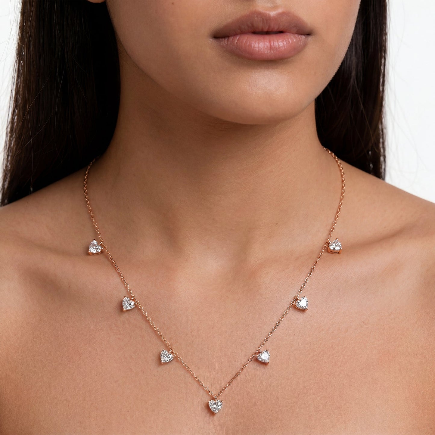 Stardust Heart Diamond Necklace