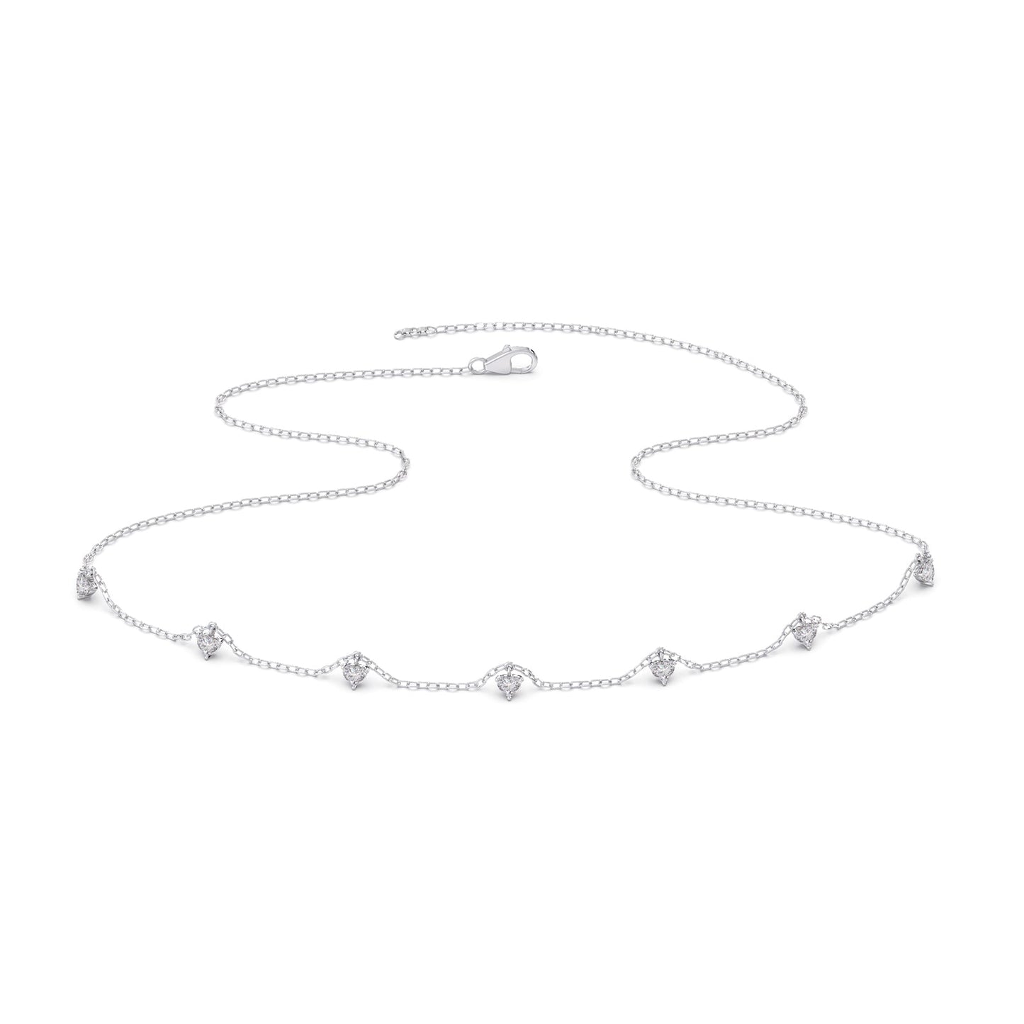 Stardust Heart Diamond Necklace