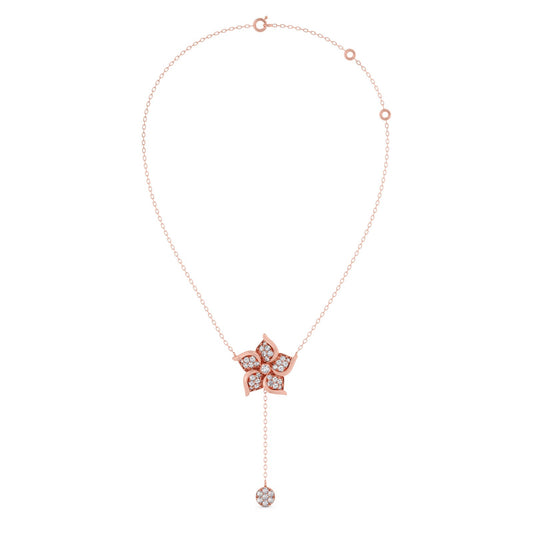 Flywheel Cluster Diamond Necklace