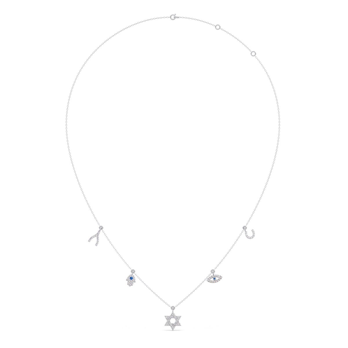 Mystic Five Charms Necklace