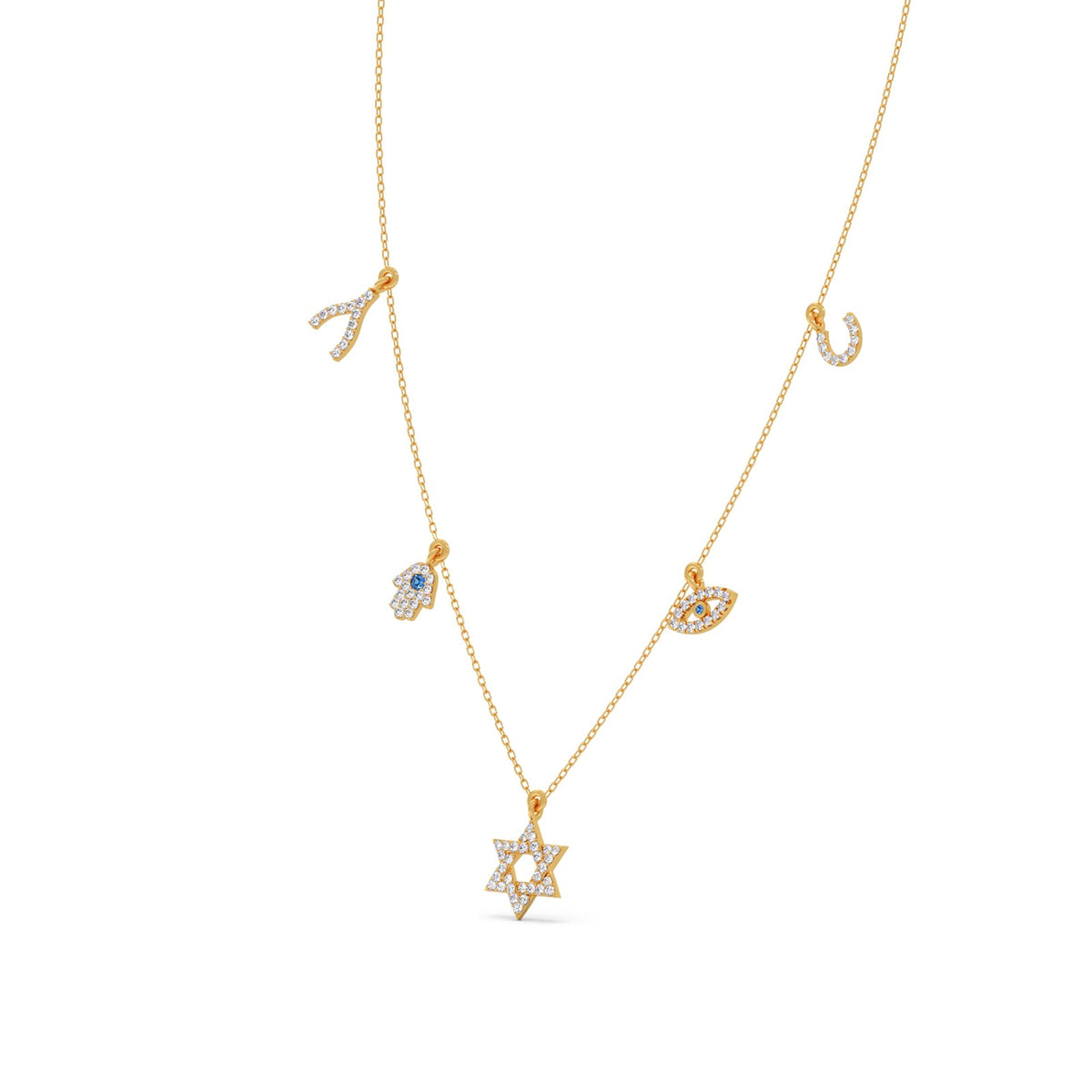Mystic Five Charms Necklace