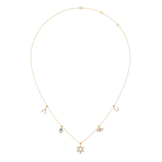 Mystic Five Charms Necklace