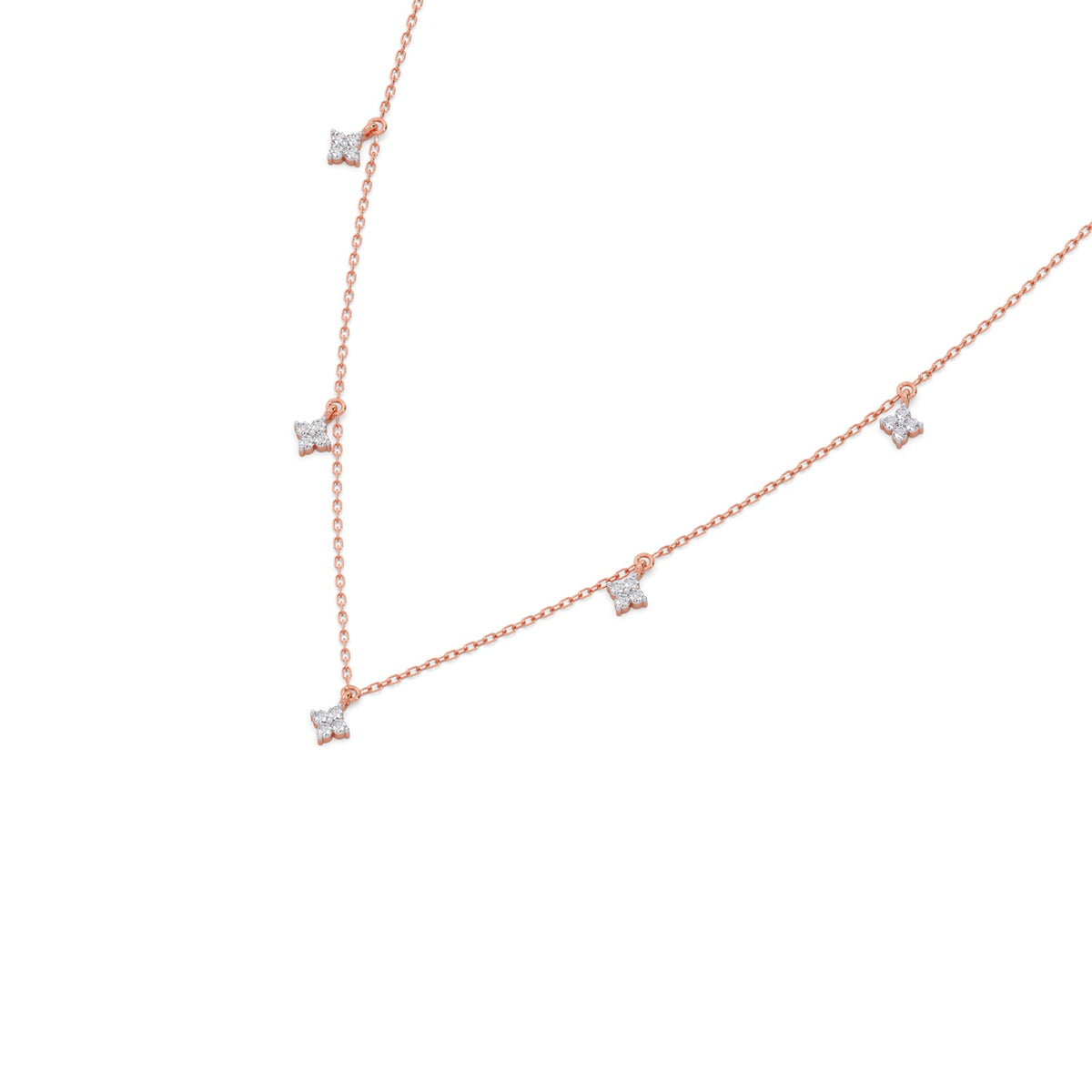 Starlet Trail Diamond Necklace