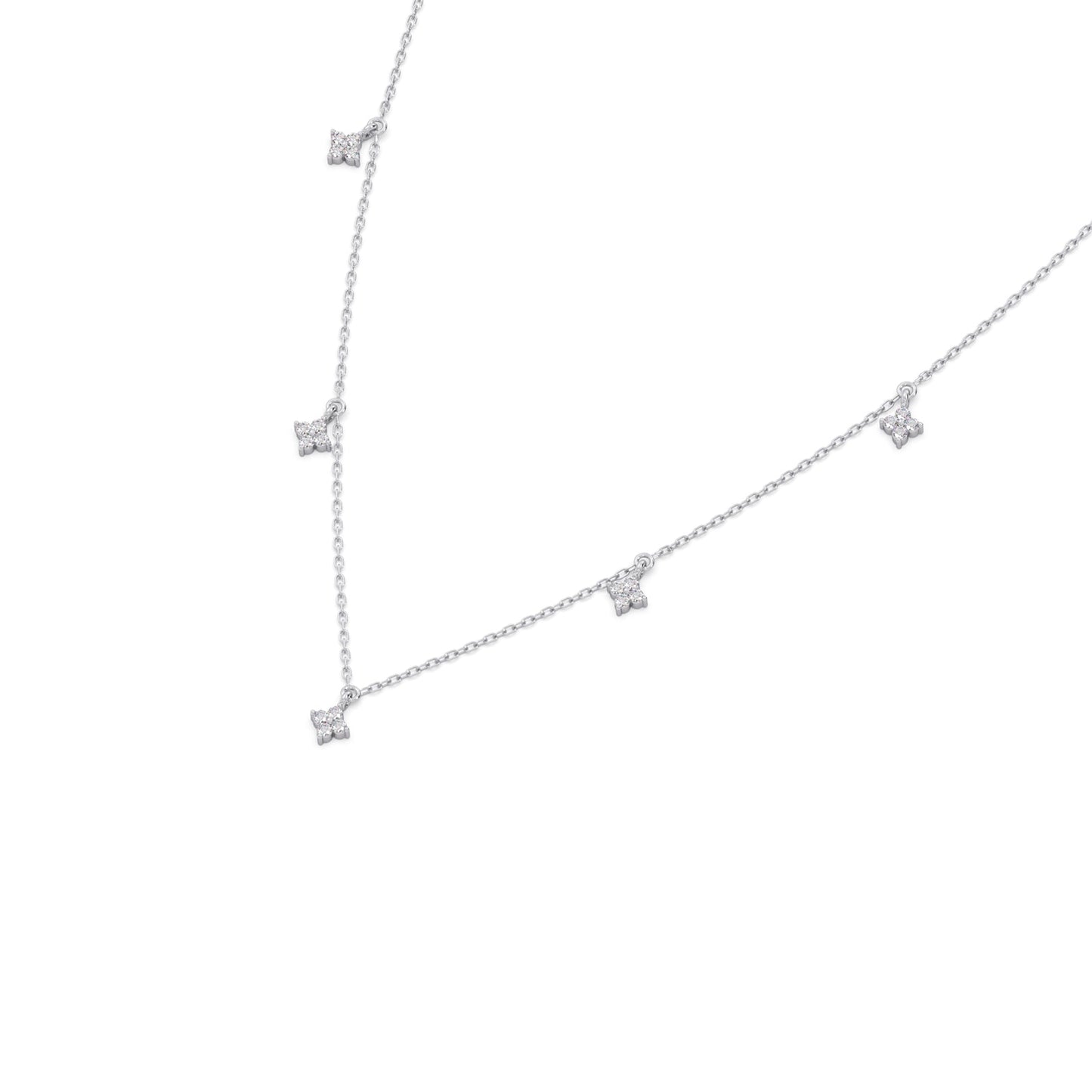 Starlet Trail Diamond Necklace