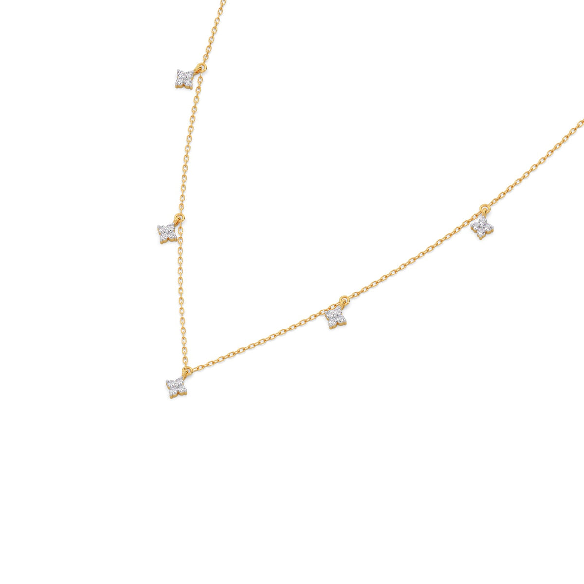 Starlet Trail Diamond Necklace
