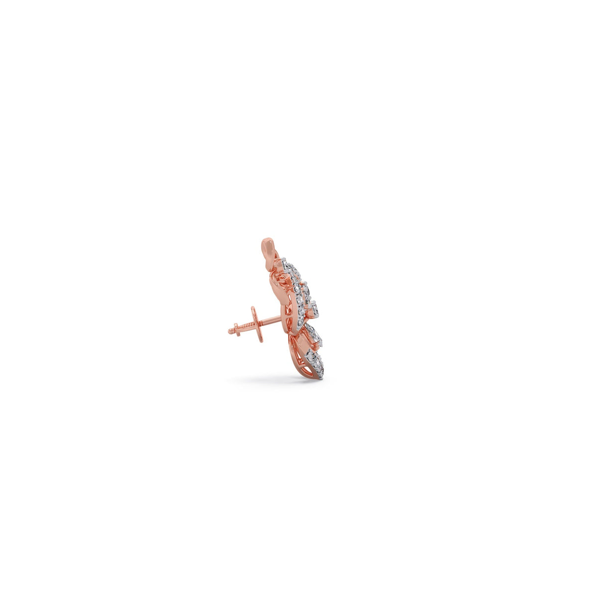 Petalique Teardrop Diamond Earrings