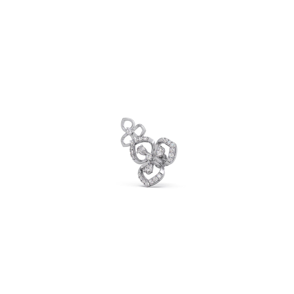 Petalique Teardrop Diamond Earrings