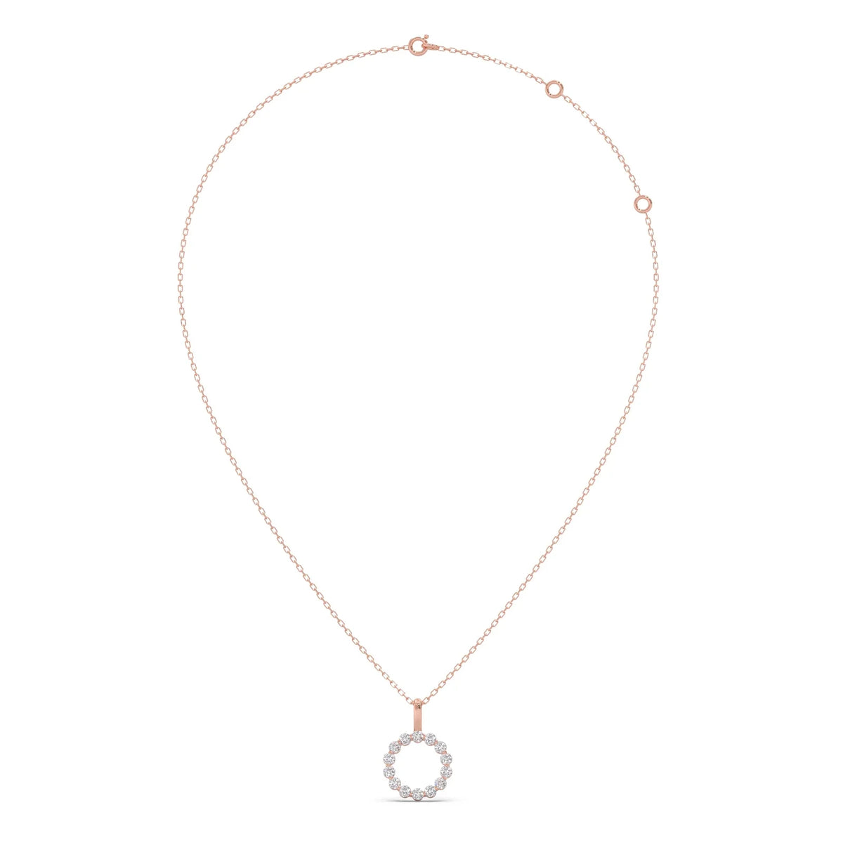 Classic Round Brilliant Diamond Pendant