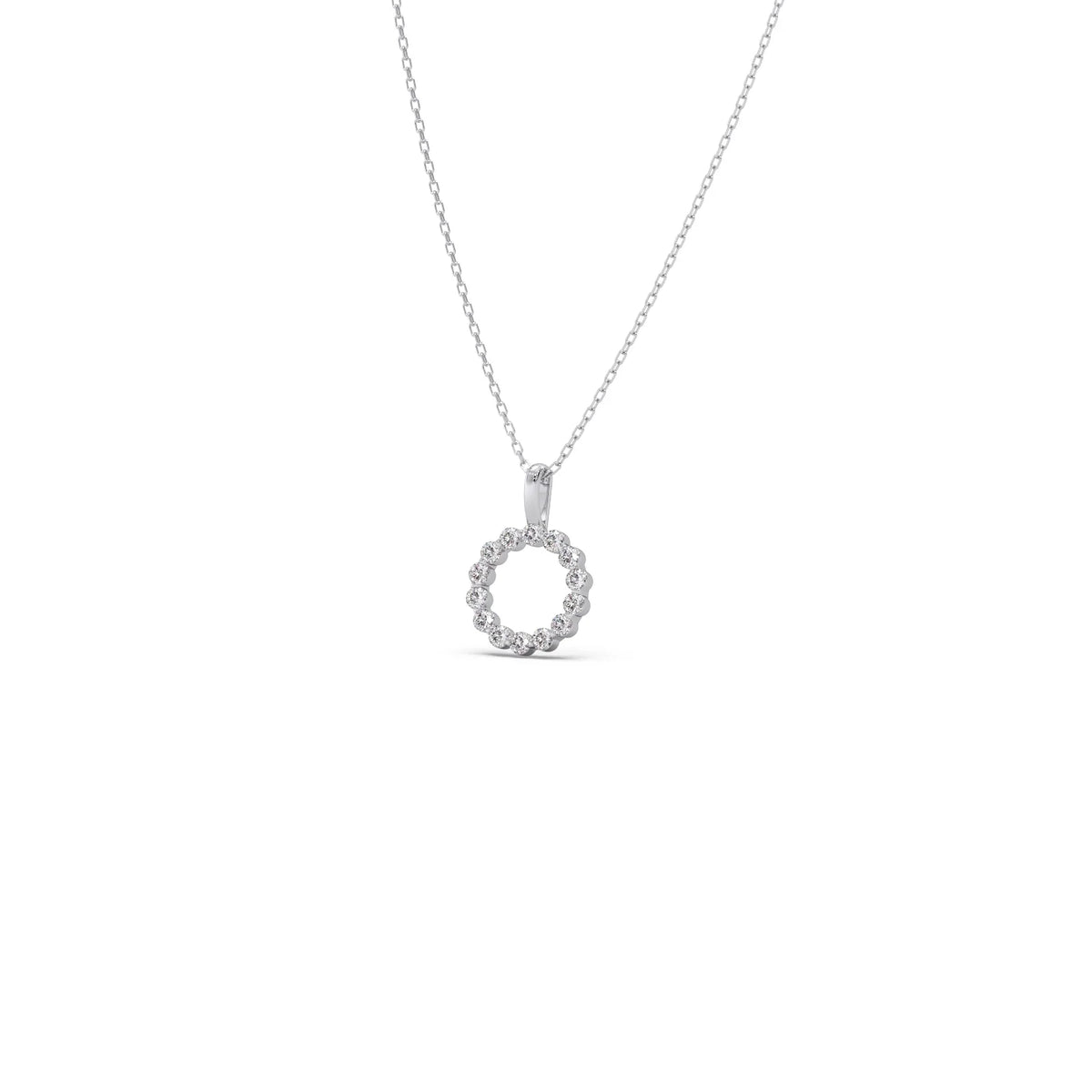 Classic Round Brilliant Diamond Pendant