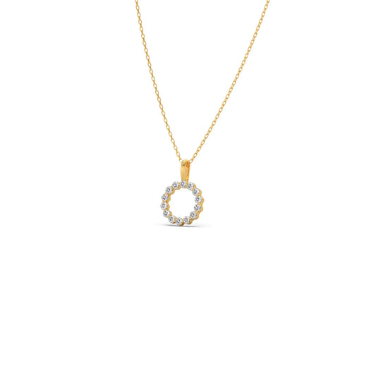 Classic Round Brilliant Diamond Pendant