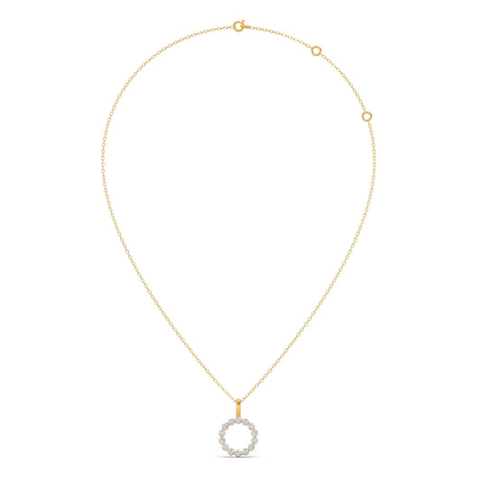 Classic Round Brilliant Diamond Pendant
