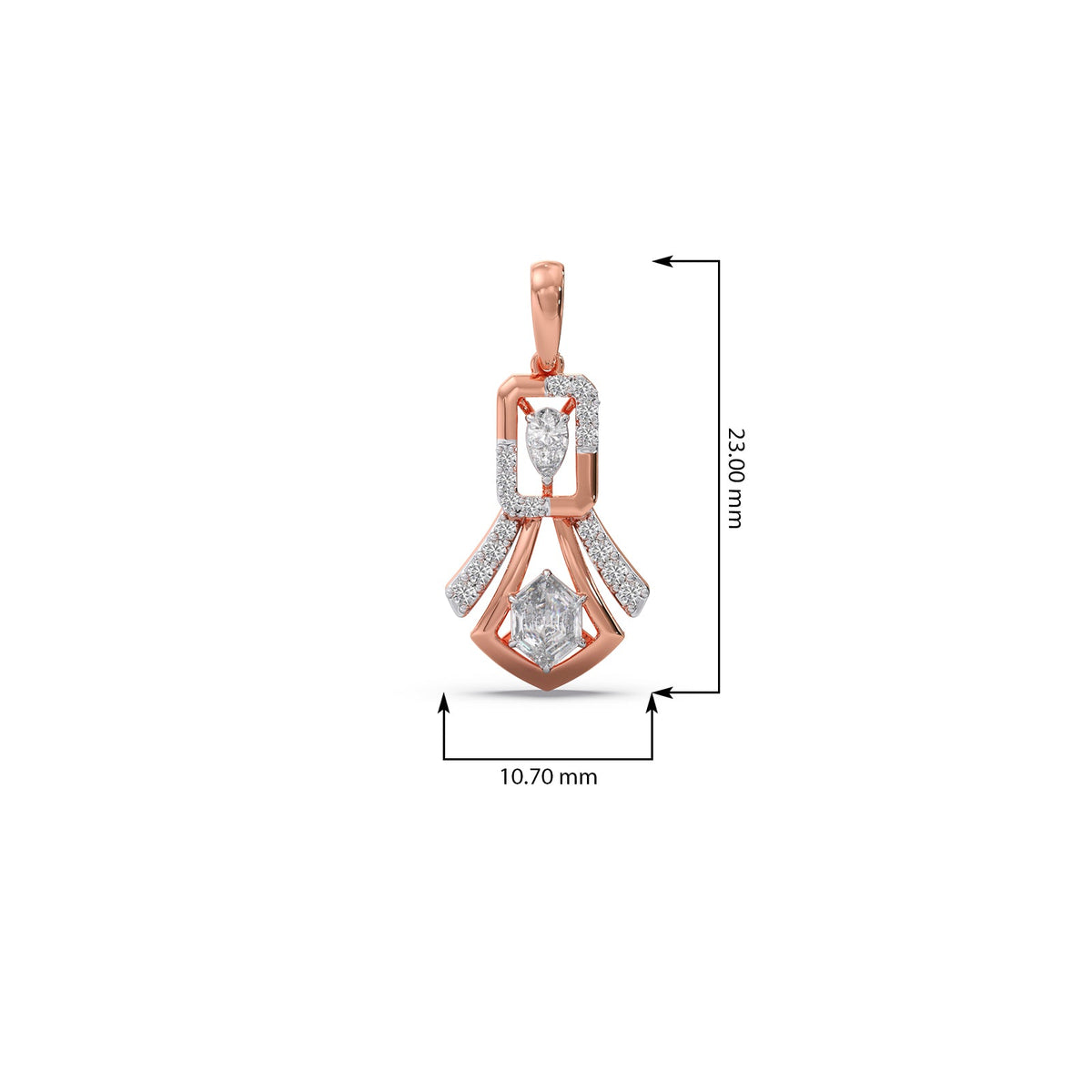 Hexa Grace Diamond Pendant