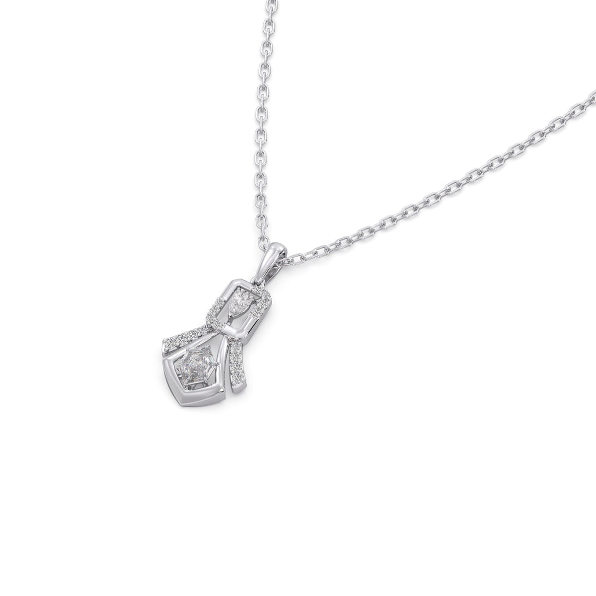 Hexa Grace Diamond Pendant