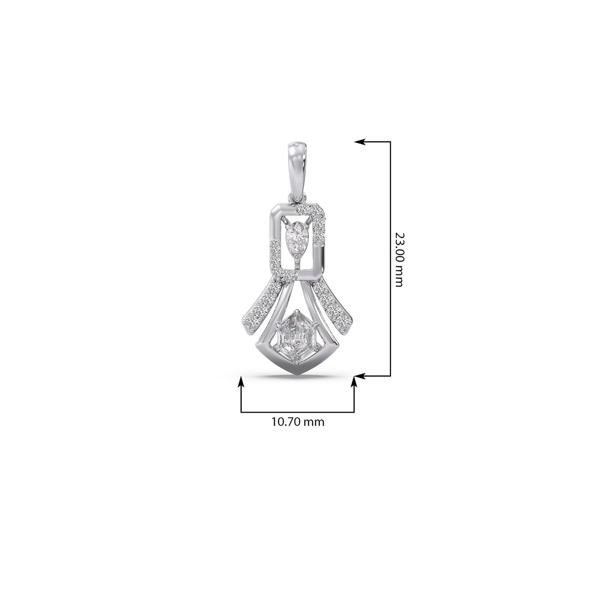 Hexa Grace Diamond Pendant