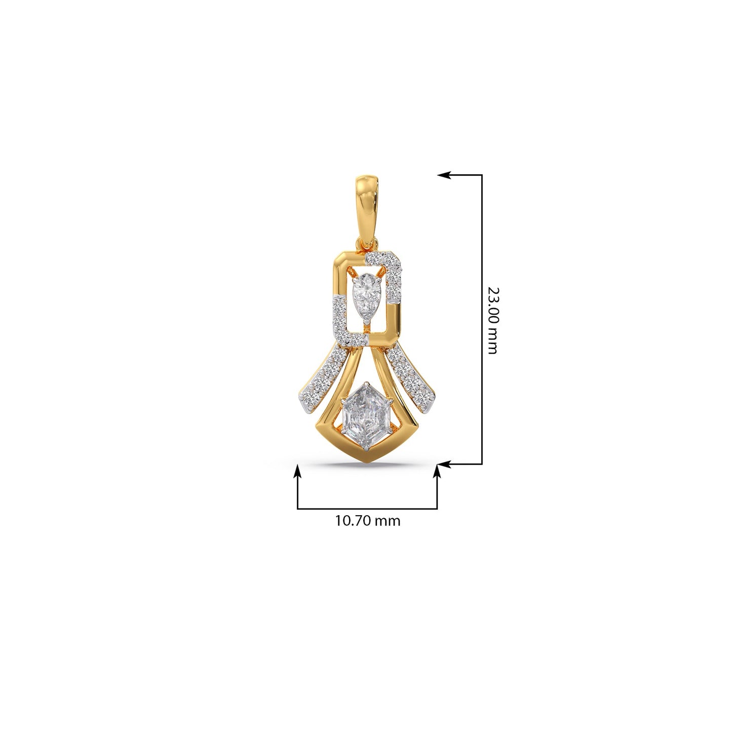 Hexa Grace Diamond Pendant