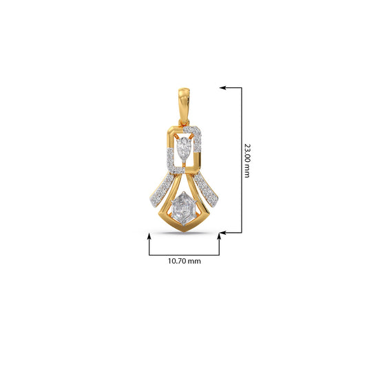 Hexa Grace Diamond Pendant