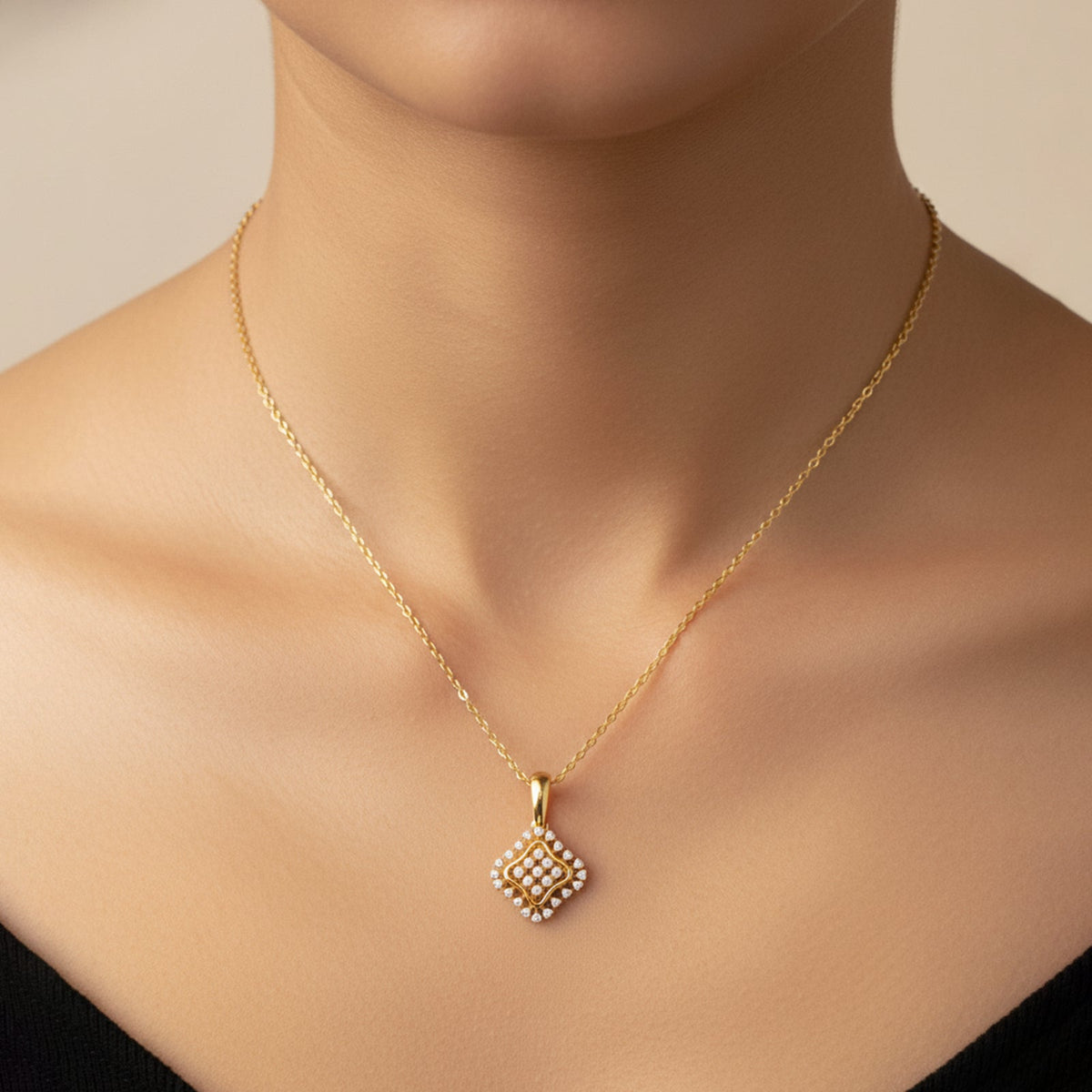 Celestial Sparkle Diamond Pendant