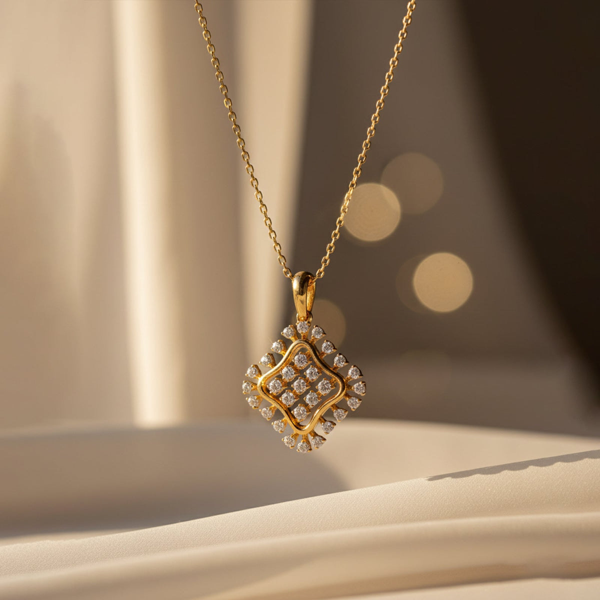 Celestial Sparkle Diamond Pendant