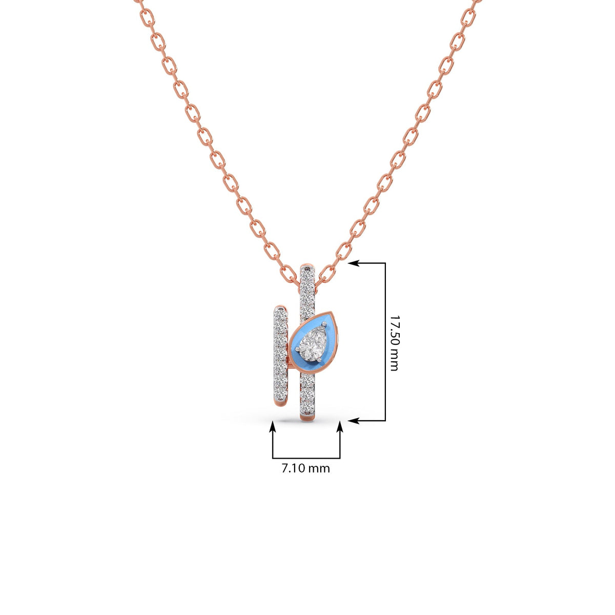 Cotton Candy Sparkle Pendant