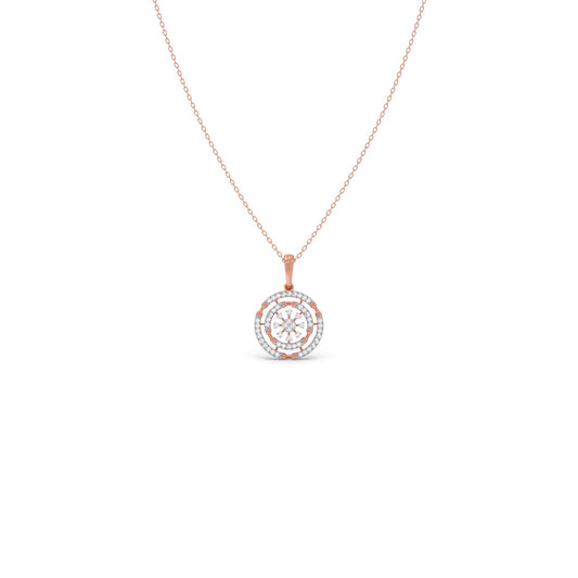 Eternal Oval Diamond Pendant Necklace