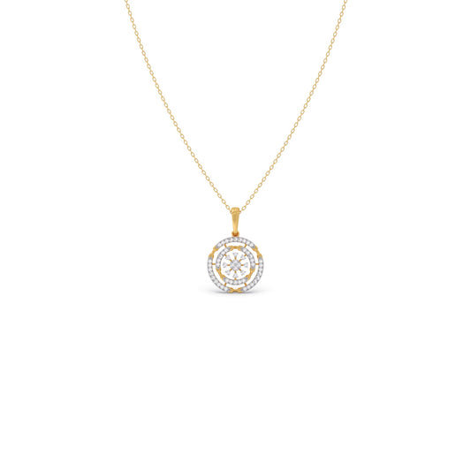 Eternal Oval Diamond Pendant Necklace