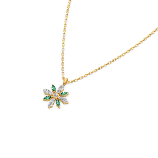 Marquise Gemstone Diamond Pendant