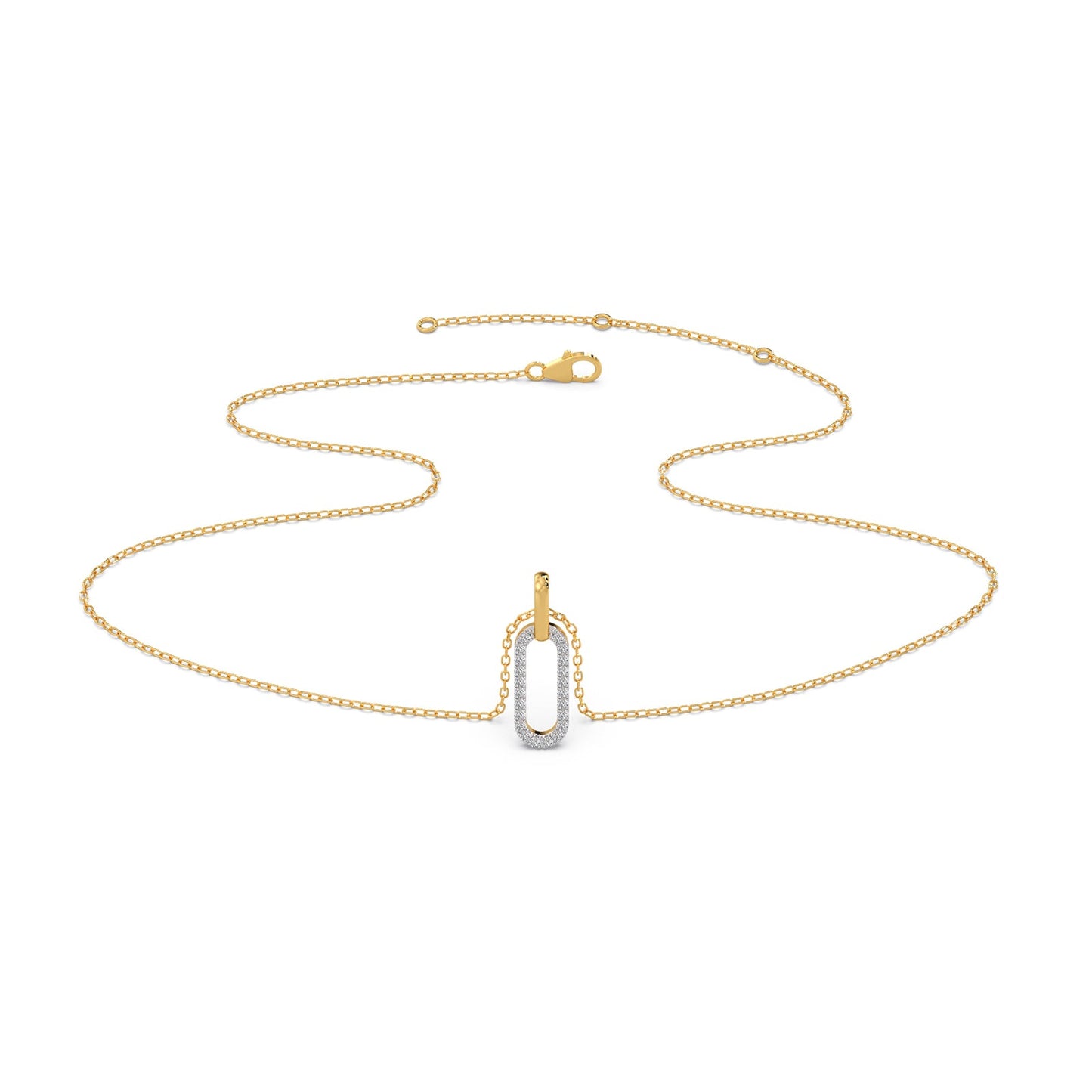 Circle of Life Round Diamond Pendant