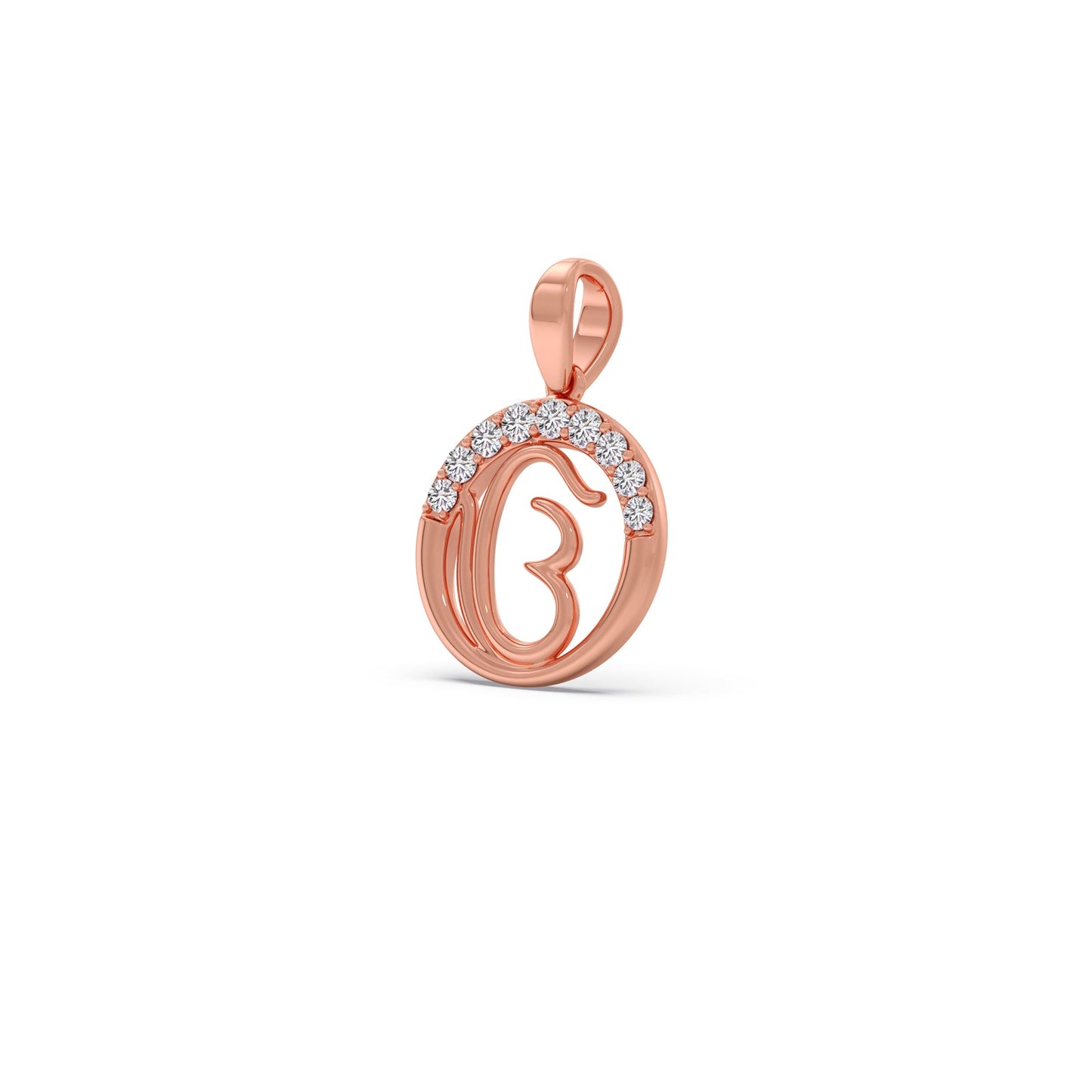 Spiritual Symbol Diamond Pendant