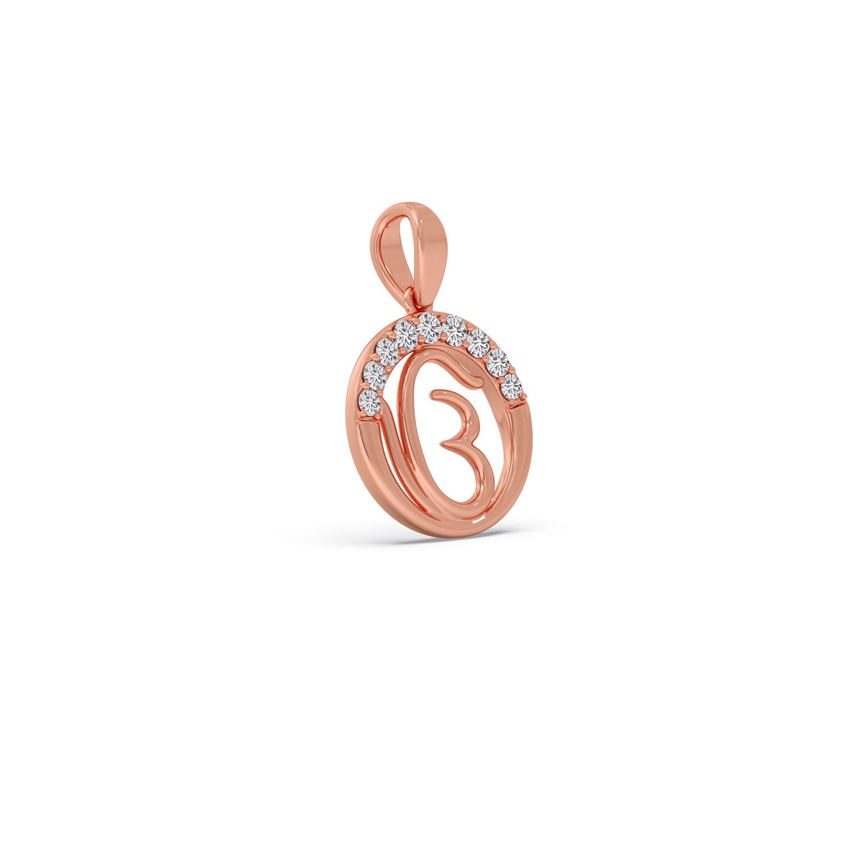 Spiritual Symbol Diamond Pendant
