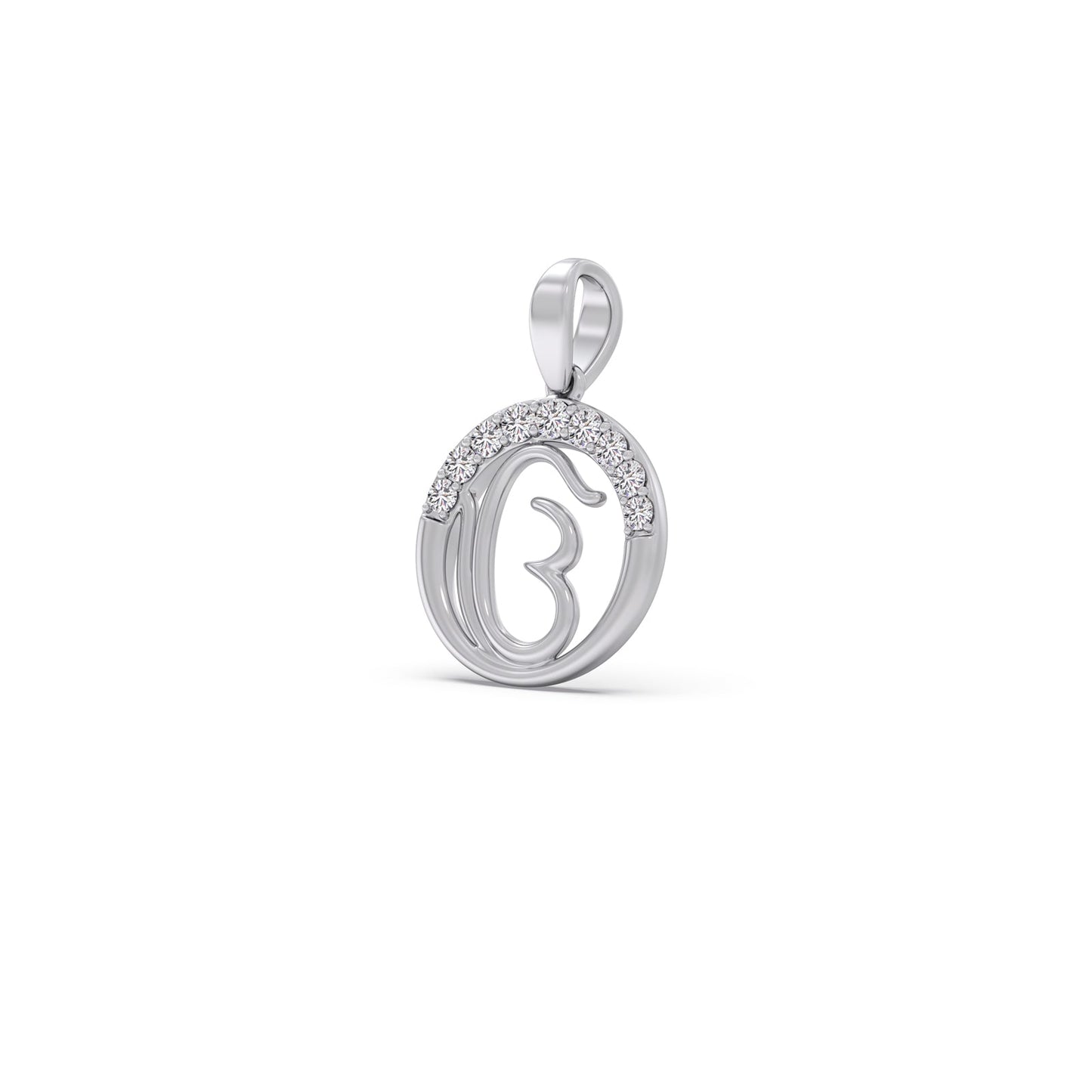 Spiritual Symbol Diamond Pendant