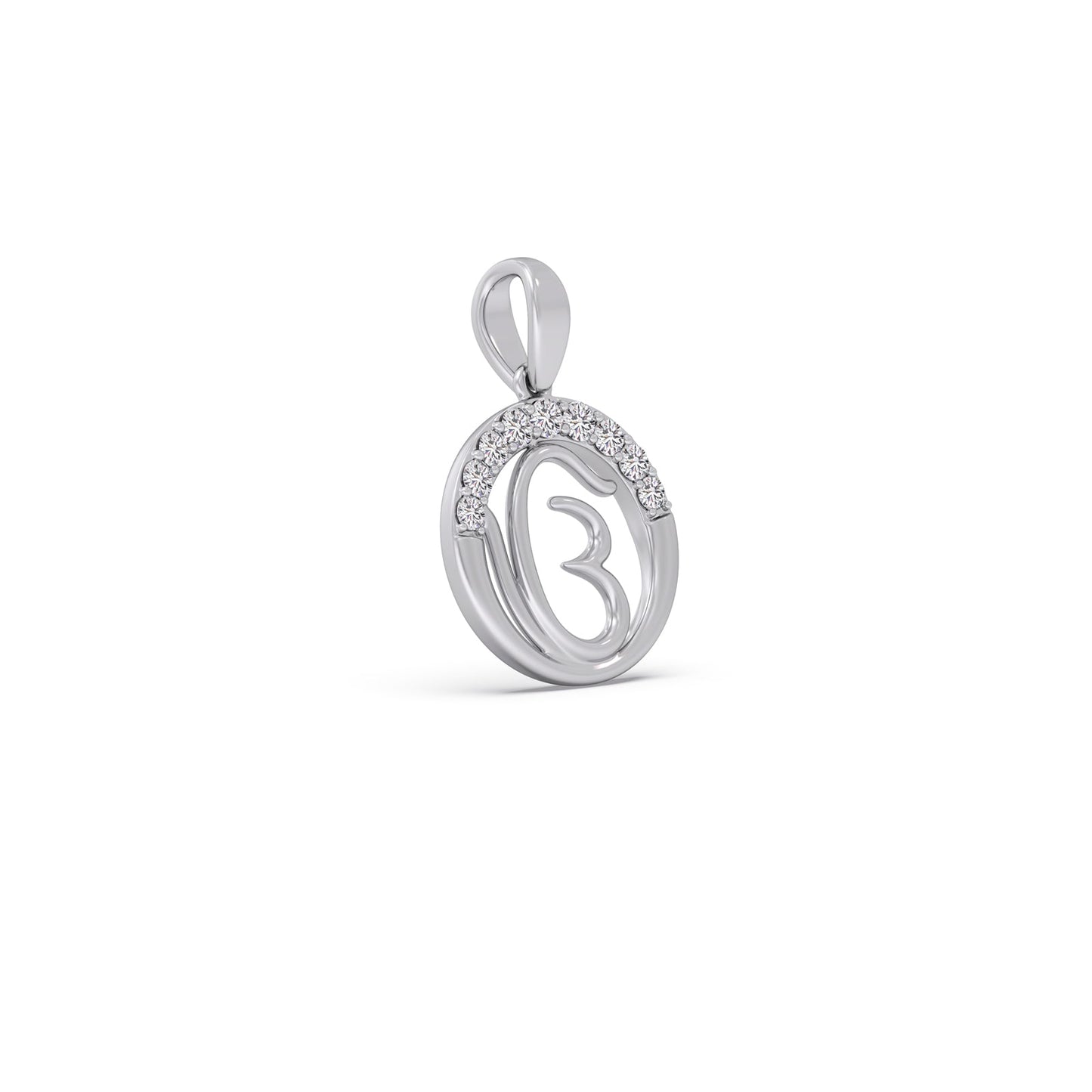 Spiritual Symbol Diamond Pendant