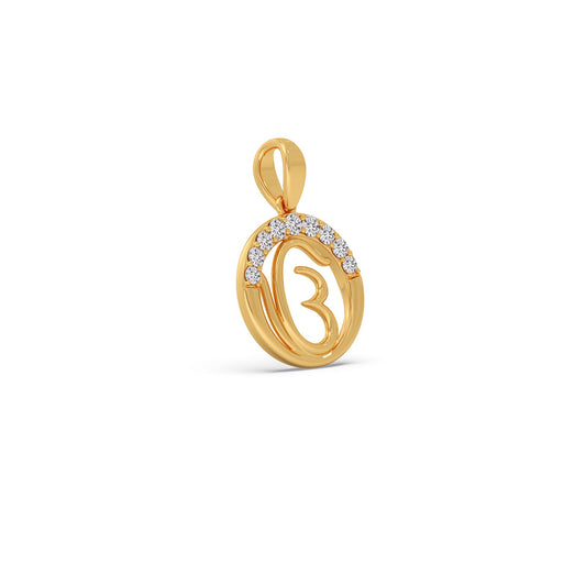 Spiritual Symbol Diamond Pendant