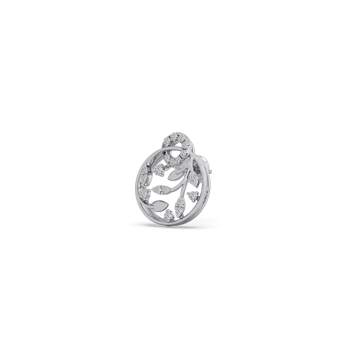 Gilded Arbor Diamond Stud Earrings
