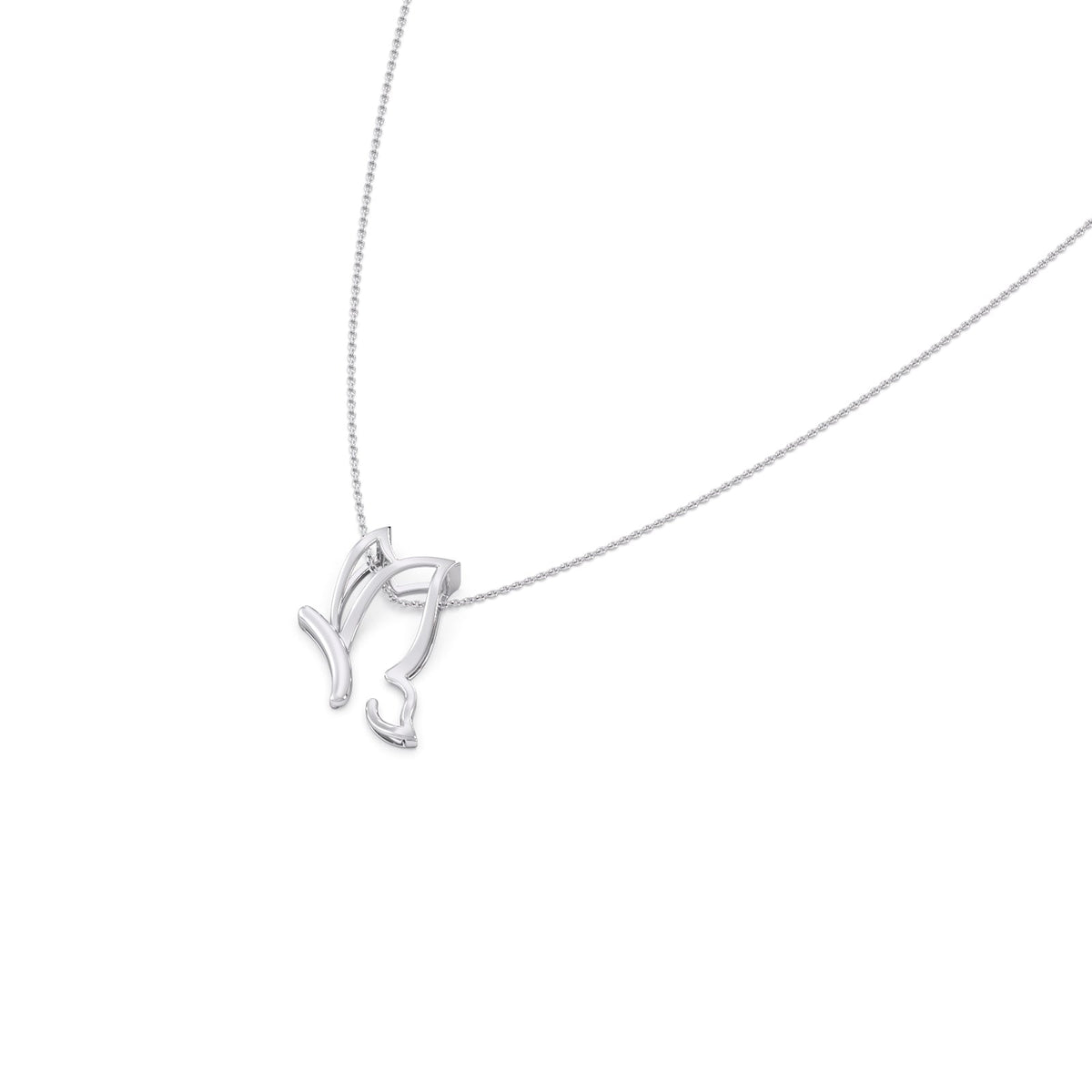 Butterfly Plain Gold Chain Necklace