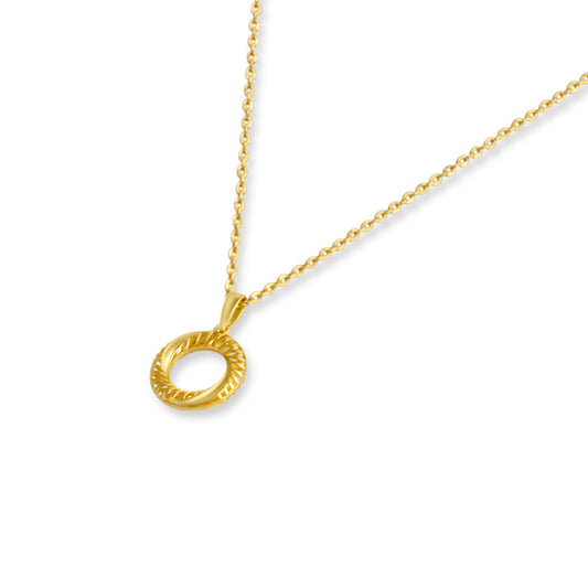 Orbis Fusion Gold Pendant
