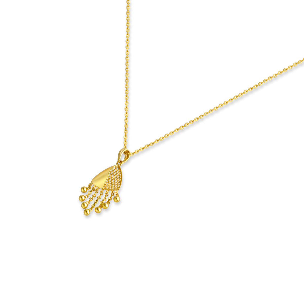 Jharokha Fusion Gold Pendant