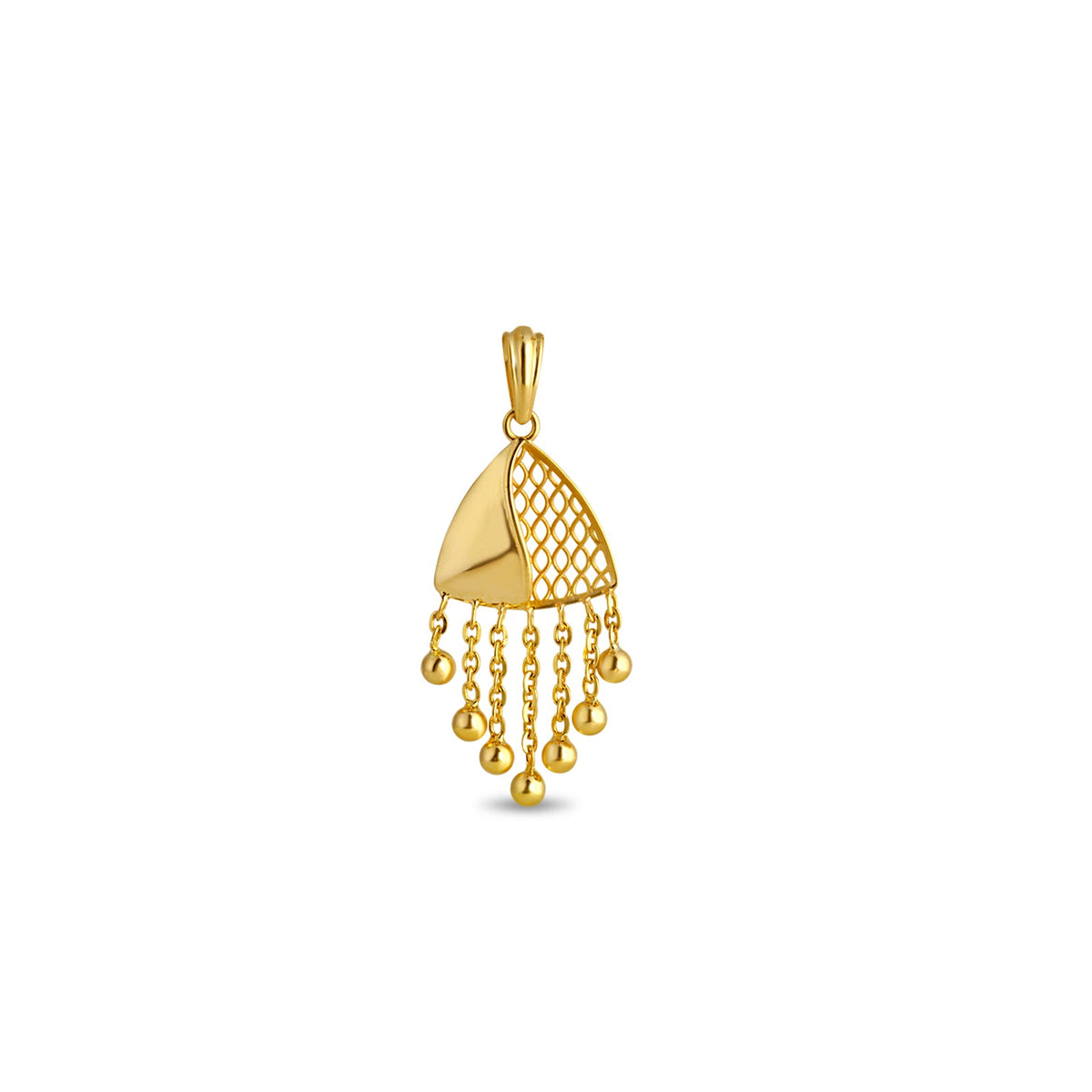 Jharokha Fusion Gold Pendant