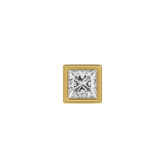 0.5 CT Lab Grown Diamond Solitaire Studs for Men 9KT
